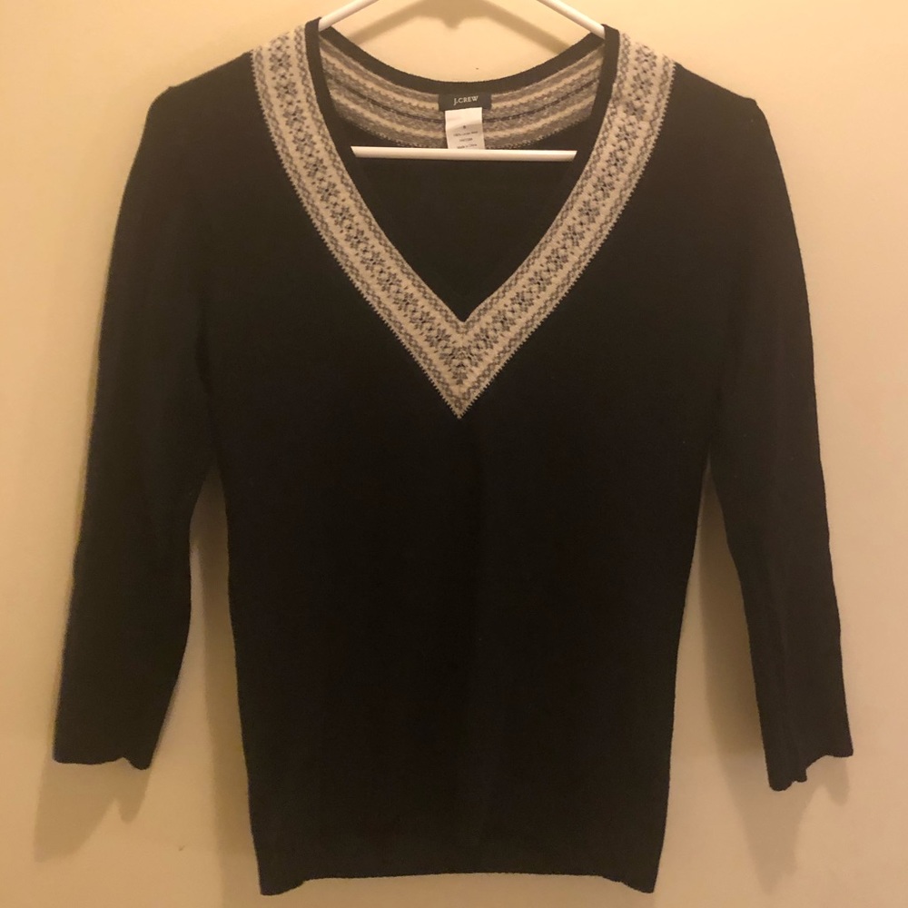 J. Crew Wool Fair Isle Sweater sz S
